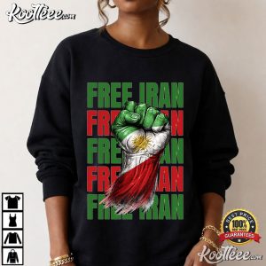 Free Iran We Stand With Iran Protest T Shirt (4)