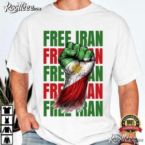 Free Iran We Stand With Iran Protest T Shirt (1)
