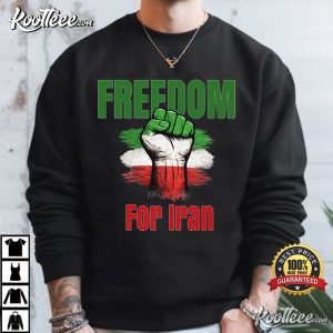 Freedom For Iran Anti War Political Statement T-Shirt Freedom For Iran Anti War Political Statement T Shirt (4)