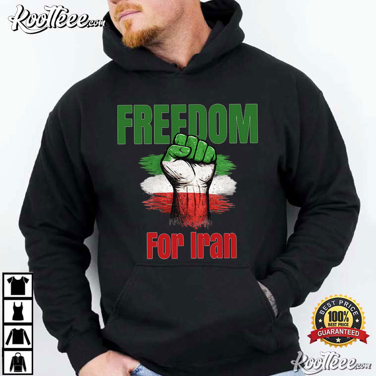Freedom For Iran Anti War Political Statement T-Shirt Freedom For Iran Anti War Political Statement T-Shirt