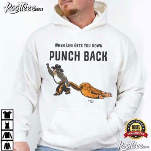 Punch Monkey When Life Gets You Down Punch Back Western T-Shirt Punch Monkey When Life Gets You Down Punch Back Western T Shirt (4)