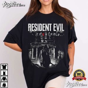 Resident Evil Requiem Game Vintage Leon Kennedy Fan T Shirt (1)
