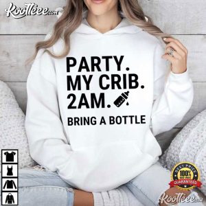 Party At My Crib Funny Baby Clothes T-Shirt Party At My Crib Funny Baby Clothes T Shirt (3)