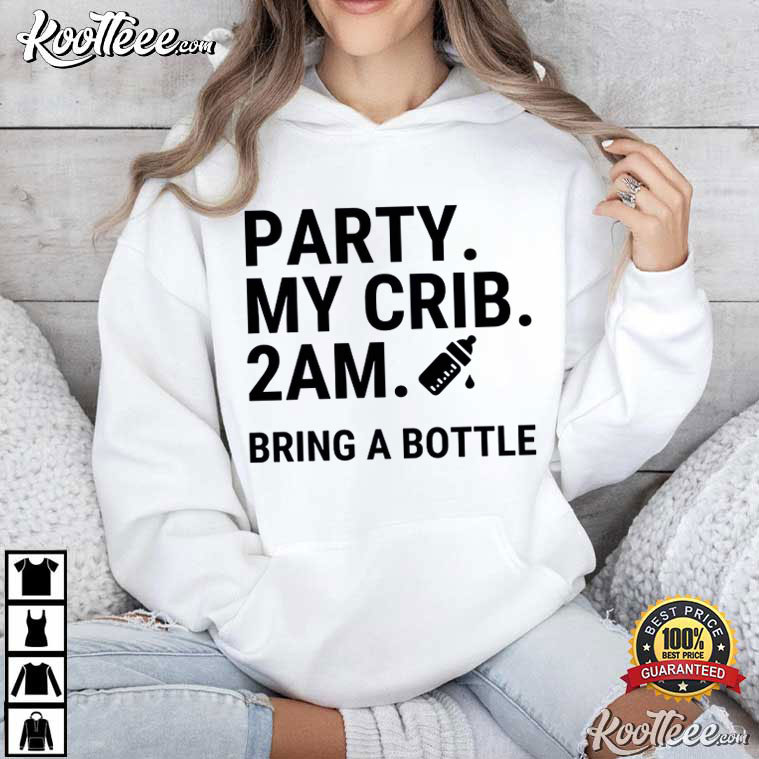 Party At My Crib Funny Baby Clothes T-Shirt Party At My Crib Funny Baby Clothes T-Shirt