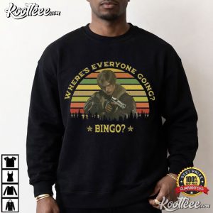 Resident Evil Leon Kennedy Bingo Game Fan T Shirt (1)