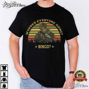 Resident Evil Leon Kennedy Bingo Game Fan T Shirt (2)