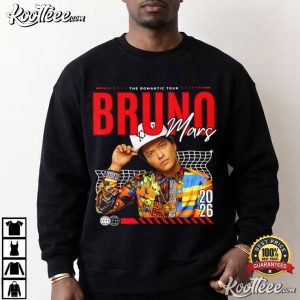 Bruno Mars Romantic Tour Pop Singer Inspired T Shirt (4)