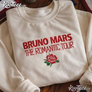 Bruno Mars The Romantic Tour Pop Singer Embroidered Sweatshirt (3)