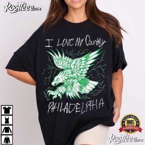 I Love My Country Philadelphia T Shirt (2)