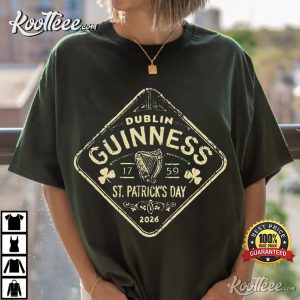 Dublin Beer Vintage Irish St Patrick’s Day 2026 T Shirt (2)