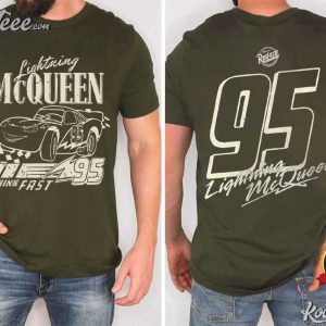 Disney Cars Vintage Lightning Mcqueen T Shirt (4)