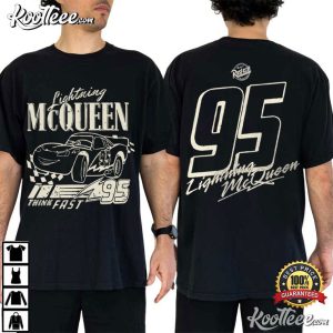 Disney Cars Vintage Lightning Mcqueen T Shirt (2)