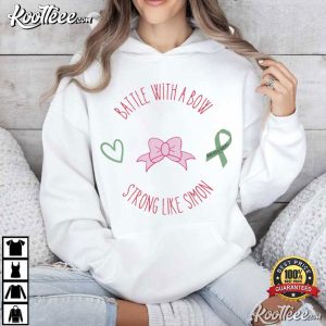 Battle With A Bow Strong Like Simon Cancer Awareness T Shirt (3)