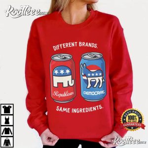 Different Brands Same Ingredients Political Parody T Shirt (4)