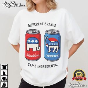 Different Brands Same Ingredients Political Parody T Shirt (1)