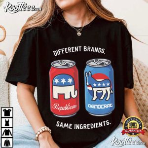 Different Brands Same Ingredients Political Parody T Shirt (2)