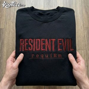 Resident Evil Requiem Game Embroidered Sweatshirt (2)