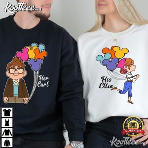 Disney His Ellie Her Carl Up Movie Couple Shirts (4)