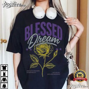 Blessed Sneaker Match Jordan 4 Imperial Purple T Shirt (2)