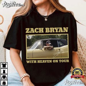 Zach Bryan With Heaven On Tour 2026 Country Concert T Shirt (1)