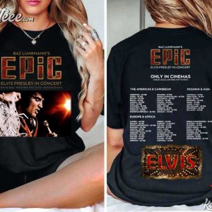 Epic Elvis Presley In Concert 2026 Baz Luhrmann Movie T Shirt (2)