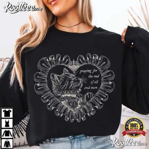 Feminist Resist Anti Fascist Praying For The End Of All Evil Men T Shirt (4)