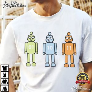 Programming Robot 01 10 11 Binary Code Geek T Shirt (1)