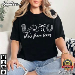 She’s From Texas Western Coquette Bow T-Shirt