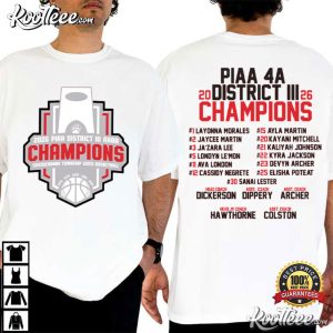 Susquehanna Township Girls Basketball PIAA 4a District 3 Championship T Shirt (2)