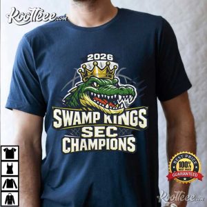 Swamp Kings 2026 Champions Crown Gator Basketball T Shirt (1)