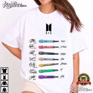 BTS Korean Pop World Tour Concert Fan Gift T Shirt (2)