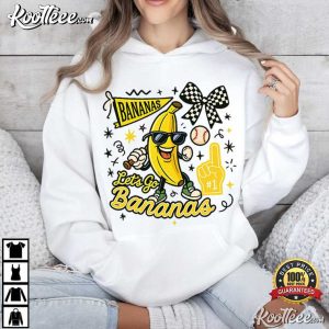 Let's Go Bananas Baseball Funny Fan Sports Team T Shirt (3)