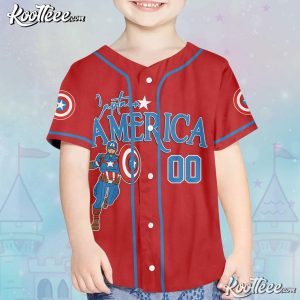 Captain America Custom Disney Baseball Jersey (1)