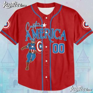 Captain America Custom Disney Baseball Jersey (3)