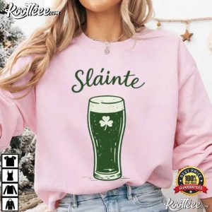 Sláinte Guinness Leprecunt Saint Patricks Day T Shirt (1)