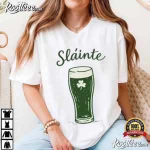 Sláinte Guinness Leprecunt Saint Patricks Day T Shirt (2)