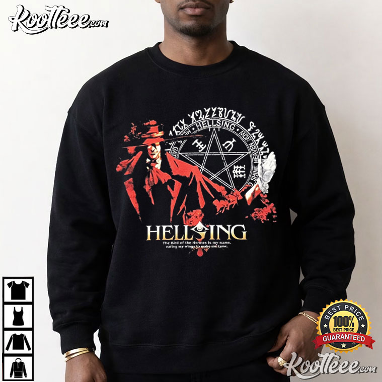 Alucard Anime Series Hellsing T-Shirt Alucard Anime Series Hellsing T-Shirt