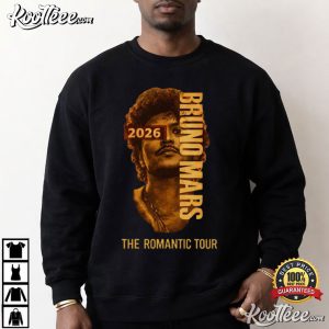 Bruno Mars 2026 The Romantic Tour Pop Music T Shirt (1)