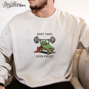 Dost Thou Even Press Medieval Frog Knight Embroidered Sweatshirt (1)