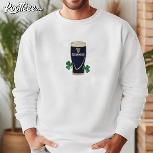 Guinness St Patricks Day Irish Shamrock Embroidered Sweatshirt (3)