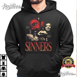 Sinners Horror Movie Fan Merch T Shirt (4)