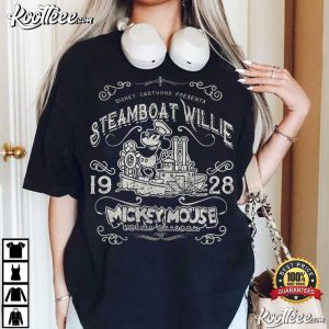 Disney Mickey Mouse Steamboat Willie Tribute T Shirt (3)