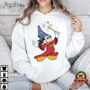 Walt Disney Fantasia Mickey Watercolor T-Shirt Walt Disney Fantasia Mickey Watercolor T Shirt (4)