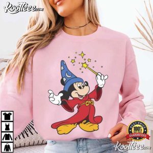 Walt Disney Fantasia Mickey Watercolor T-Shirt Walt Disney Fantasia Mickey Watercolor T Shirt (1)