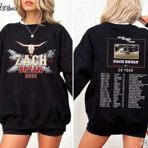 Zach Bryan 2026 With Heaven On Tour Concert Merch T Shirt (1)