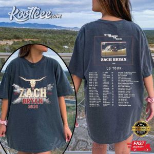 Zach Bryan 2026 With Heaven On Tour Concert Merch T Shirt (2)