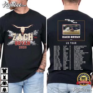 Zach Bryan 2026 With Heaven On Tour Concert Merch T Shirt (3)