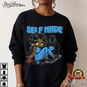 Selfmade AJ 14 University Blue Sneaker Girl T Shirt (4)
