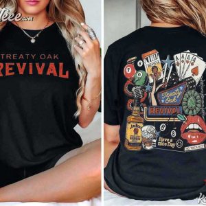 Treaty Oak Revival Vintage Western Country Music Fan Merch T Shirt (4)