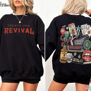 Treaty Oak Revival Vintage Western Country Music Fan Merch T Shirt (3)